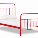 Domayne - Red Metal Bed Frame - Catalogue