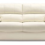 Domayne - White Leather Sofa - Catalogue